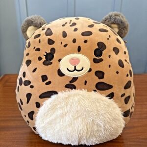 Squishmallows‎ Kei Cheetah 12" Plush 2022 Kellytoy EUC Spotted Big Cat Stuffie